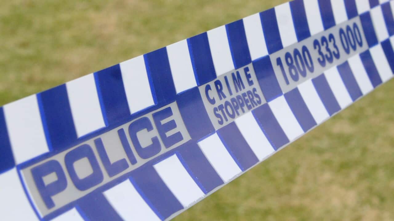 A crime scene in Melbourne