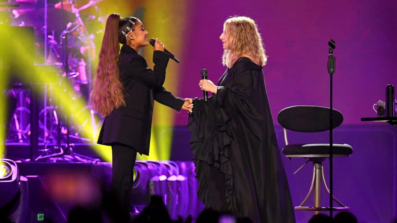 Barbra Streisand and Ariana Grande