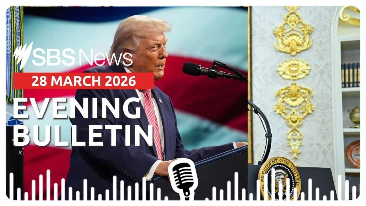 President Donald Trump speaks at the Future Investment Initiative Institute's summit.