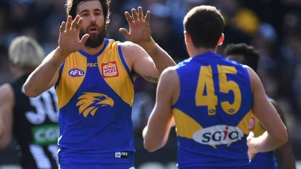 Josh Kennedy of the Eagles