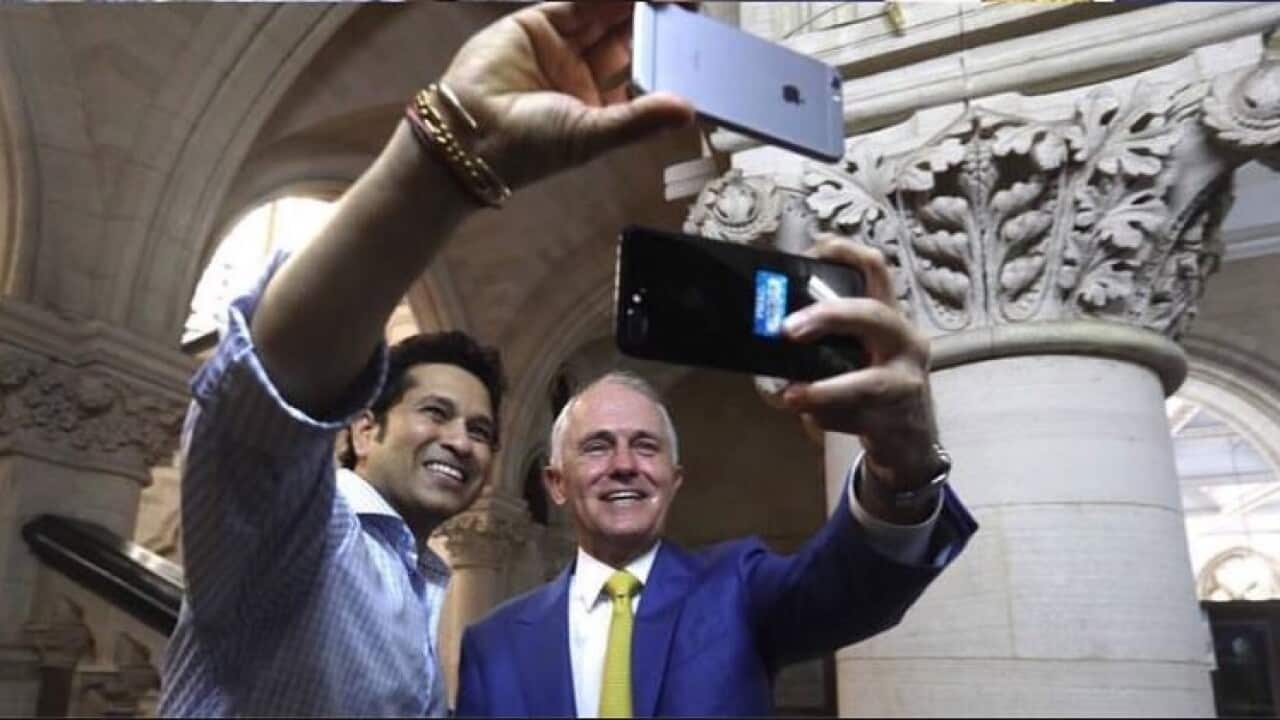 Australian PM and Tendulkar selfie goes viral.