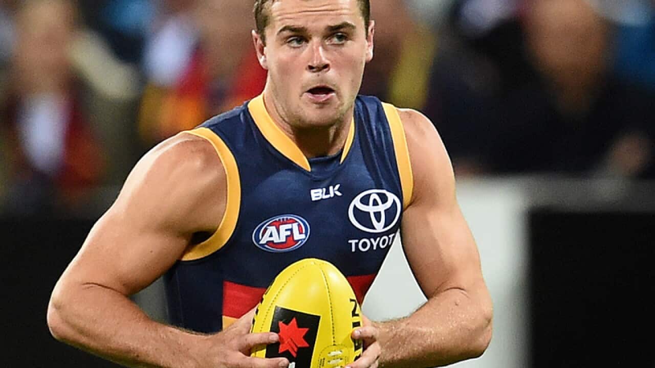Adelaide Crows midfielder Brad Crouch