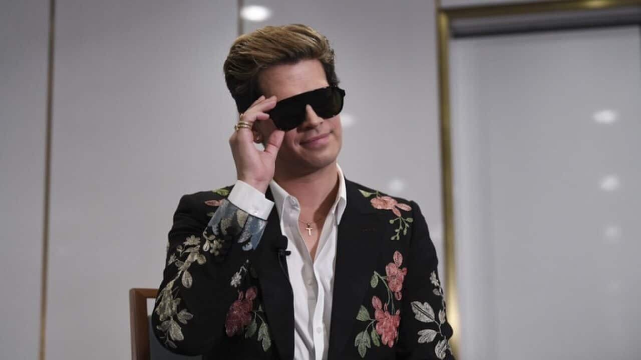 British alt-right commentator Milo Yiannopoulos