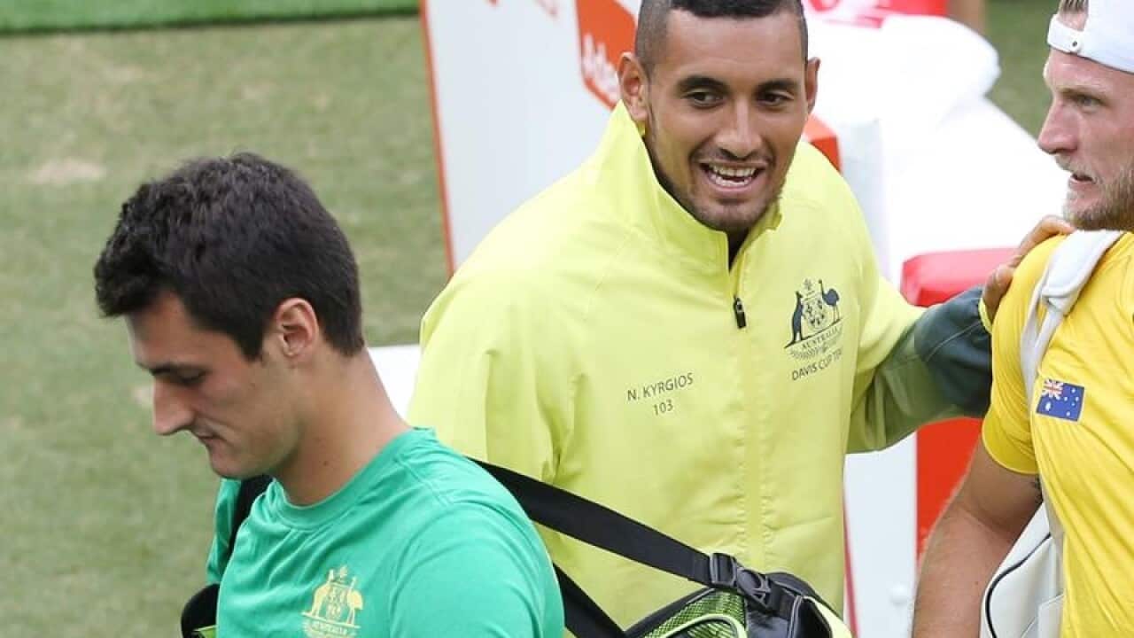 Bernard Tomic and Nick Kyrgios.