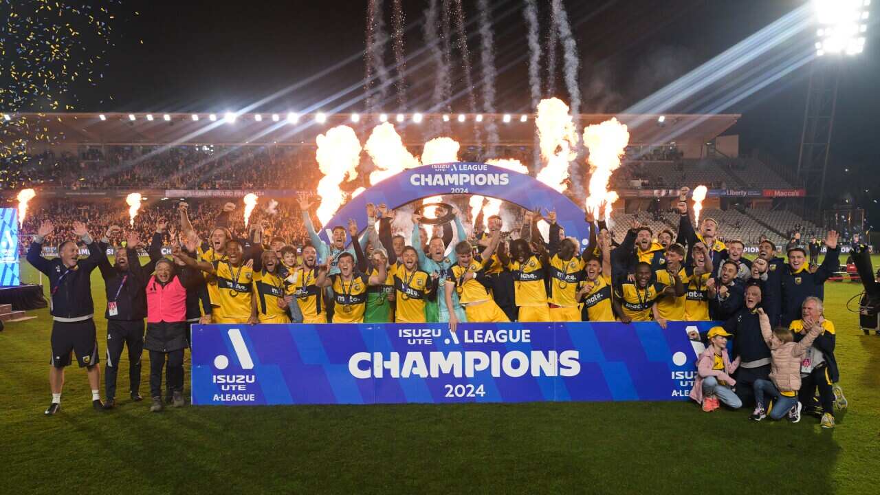 Central Coast Mariners FC Vs Melbourne Victory FC in Gosford - 25 May 2023