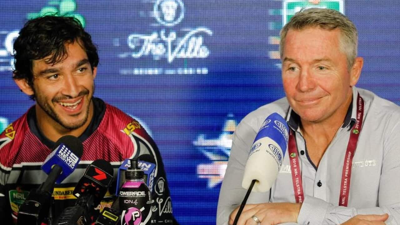 Johnathan Thurston and Paul Green