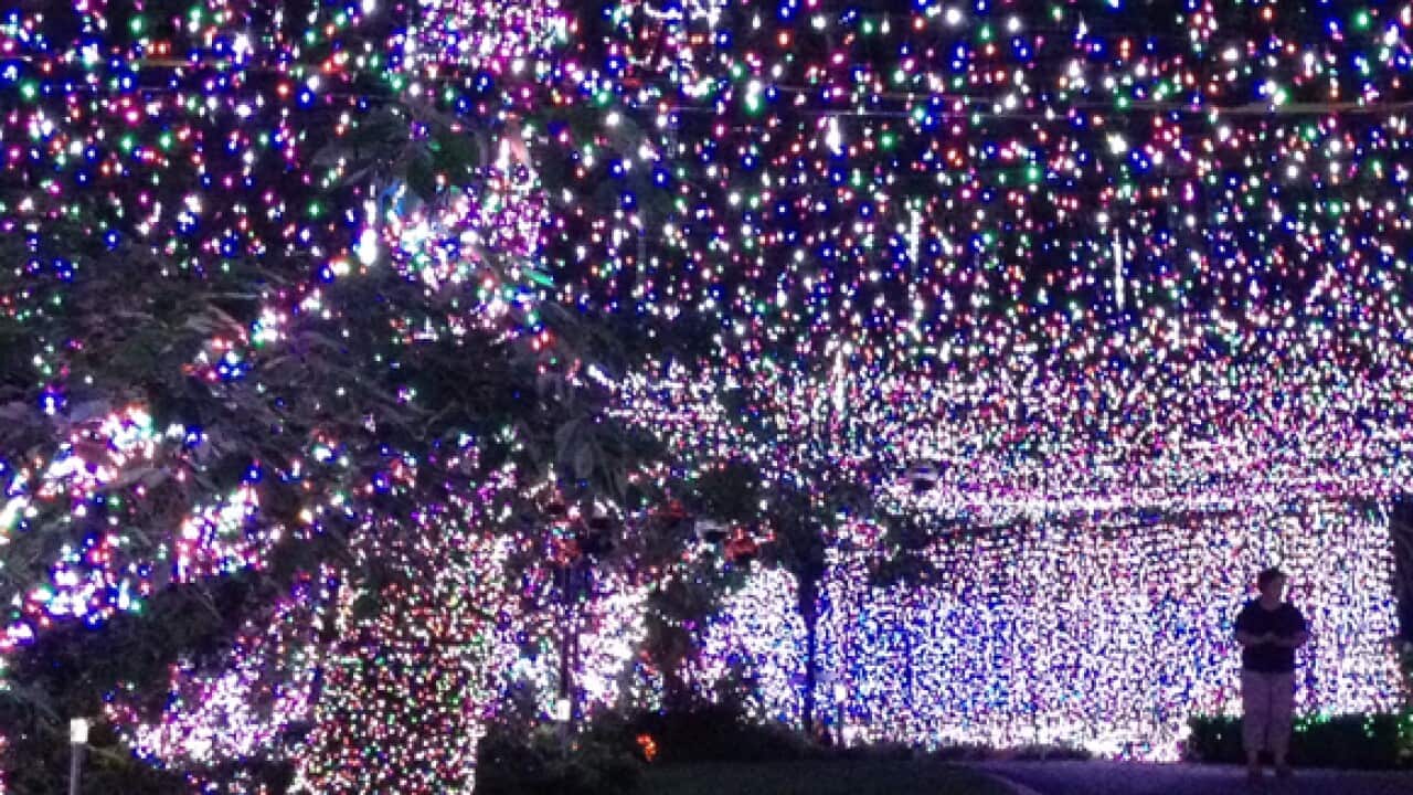 In 2013, more than half a million lights covered the Canberra home of David and Jenean Richards. (Guinness World Records)