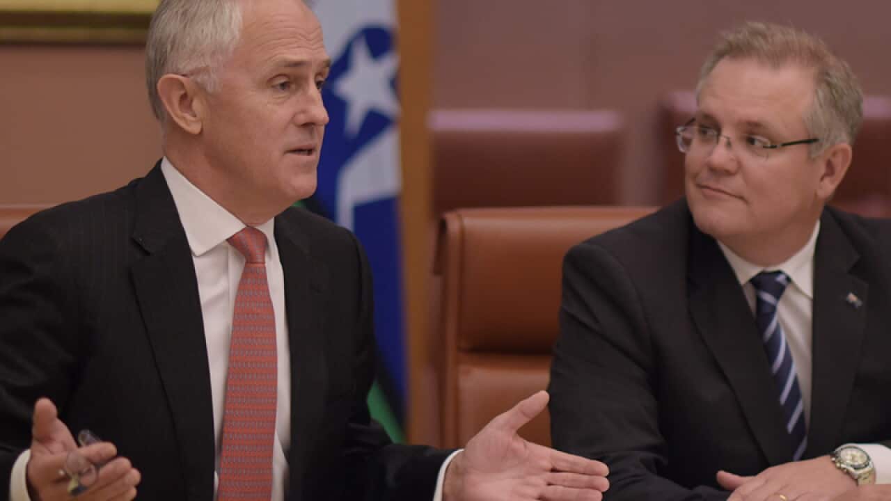 Malcolm Turnbull (left) and Scott Morrison.