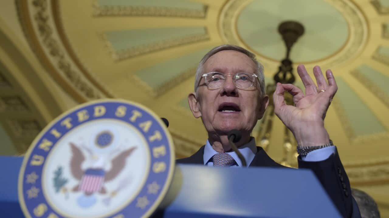 Senate Minority Leader Sen. Harry Reid of Nevada