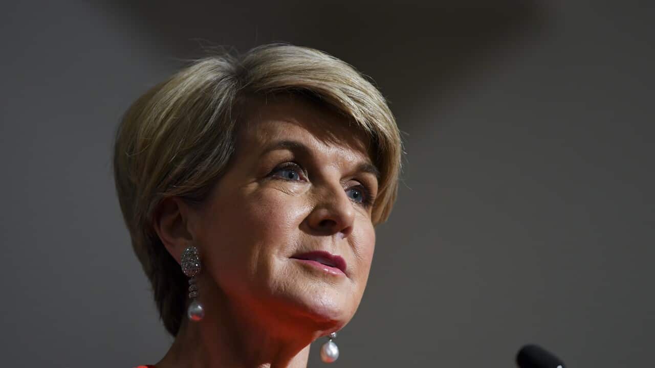 Former Australian foreign minister Julie Bishop.