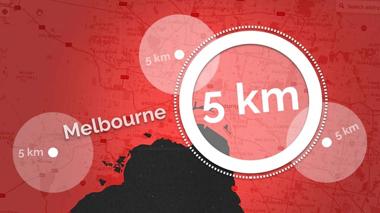 How far is 5km from home?