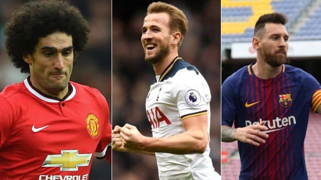 Kane, Messi, Fellaini