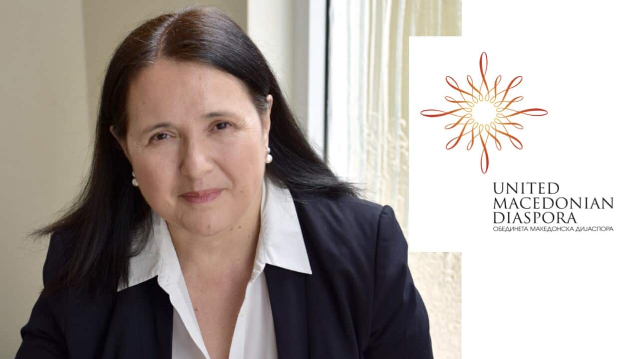Vera Sekulovska, Director of The United Macedonian Diaspora for Australia