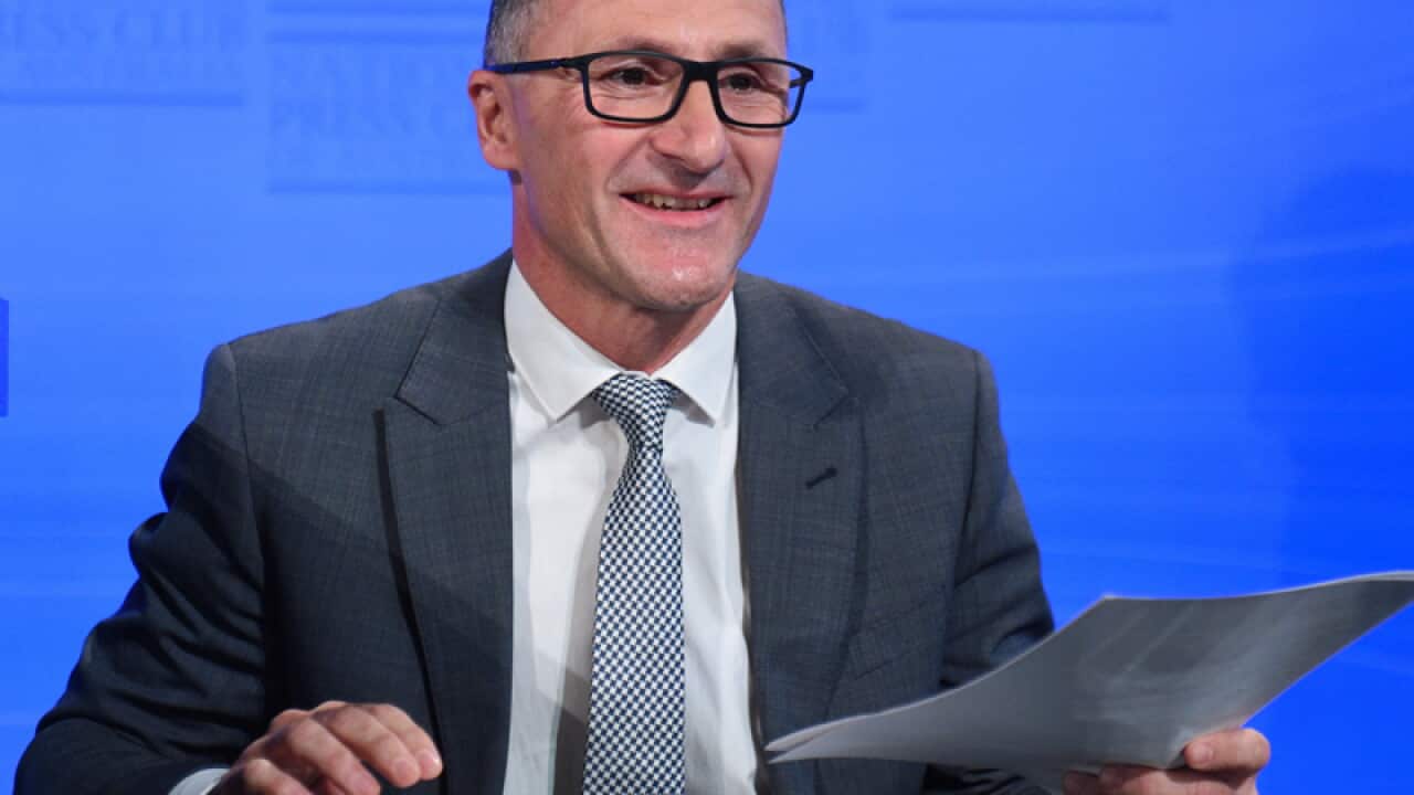 Greens leader Senator Richard Di Natale