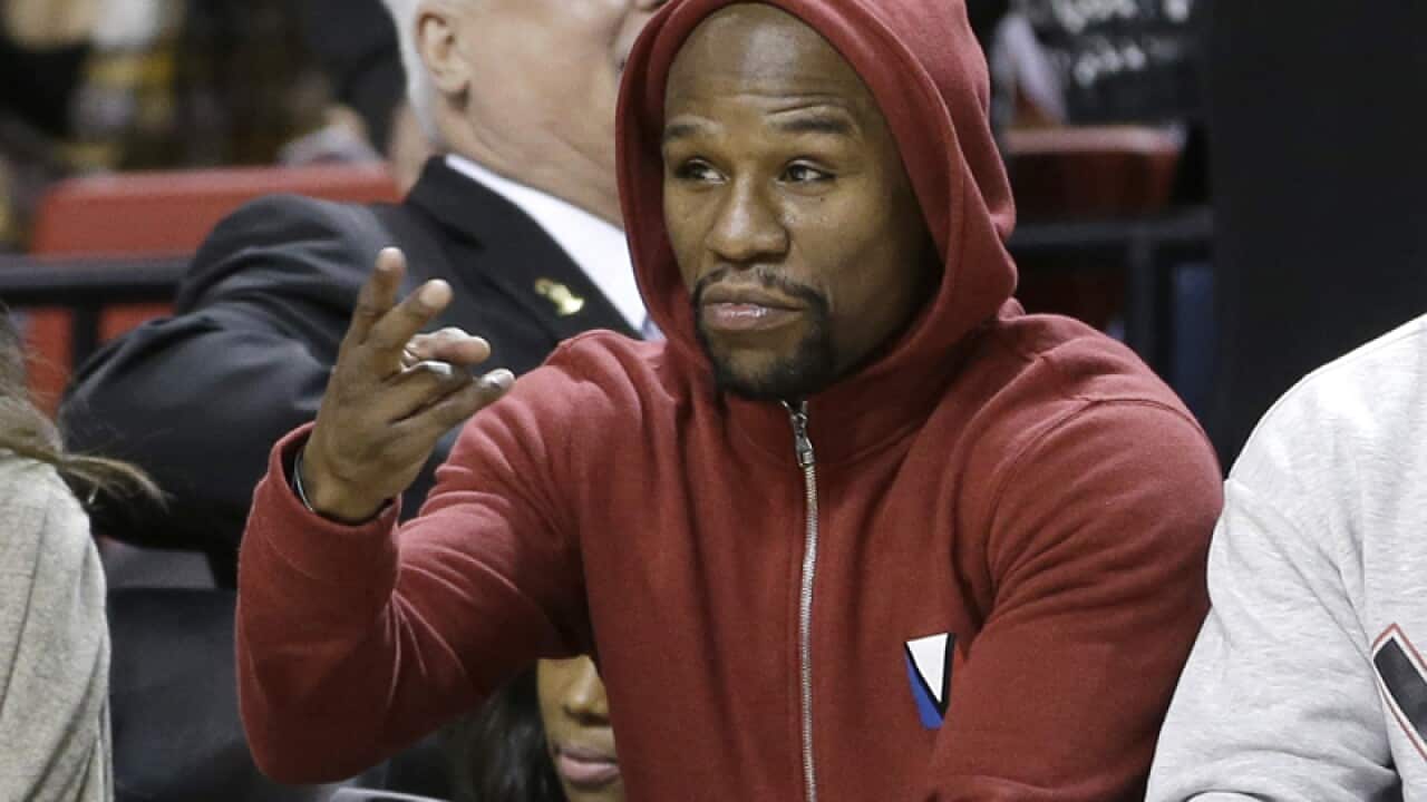 Boxer Floyd Mayweather