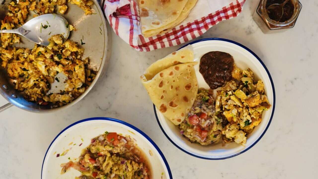 Old Roti Plate Old Mill Cottage roti breakfast recipe | SBS Food