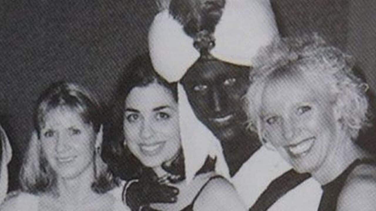 Justin Trudeau wore 'brownface' at a private school event in 2001.