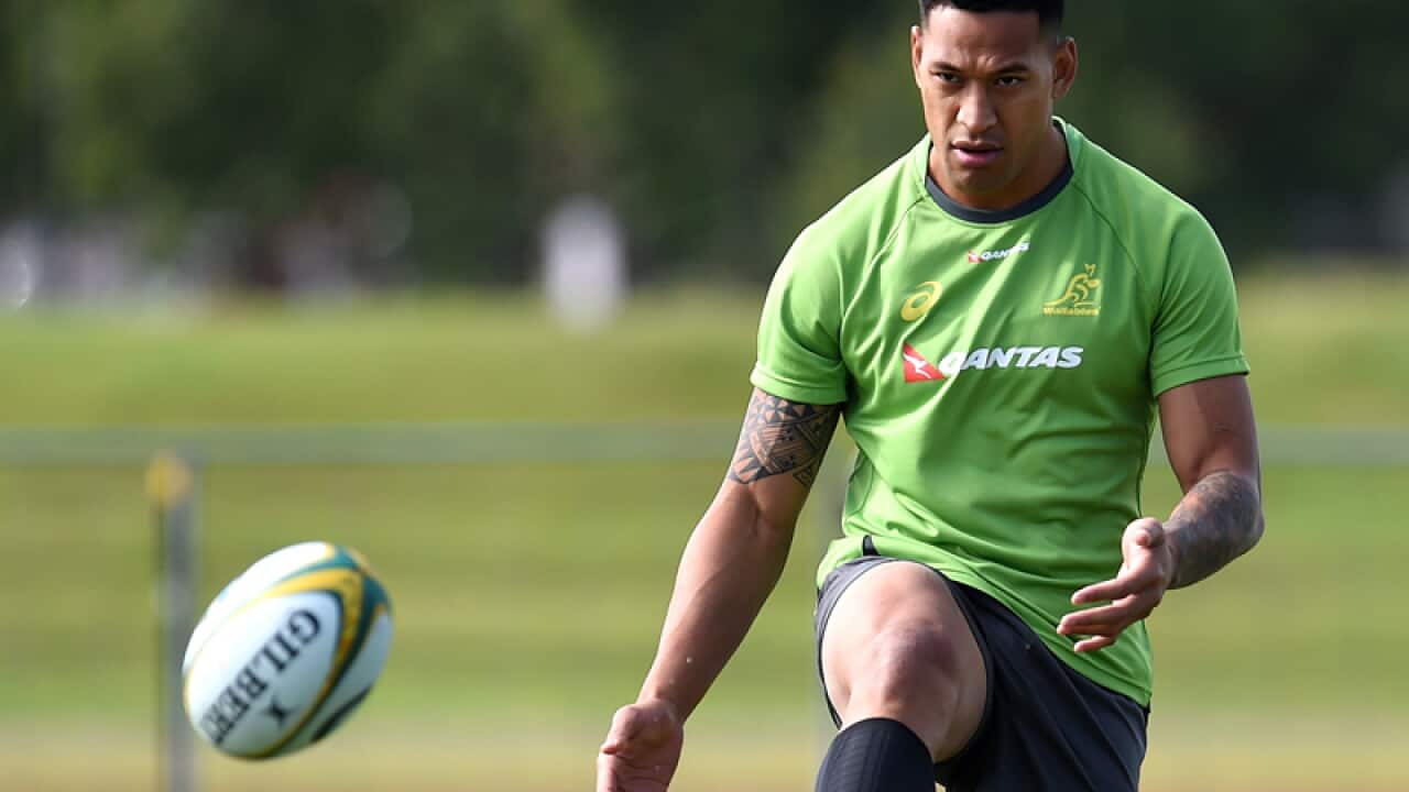 Wallabies player Israel Folau