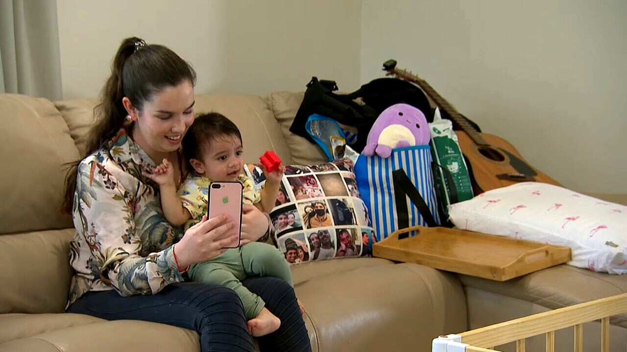 Chelsea Sonkar talking to her husband Sanjay by phone