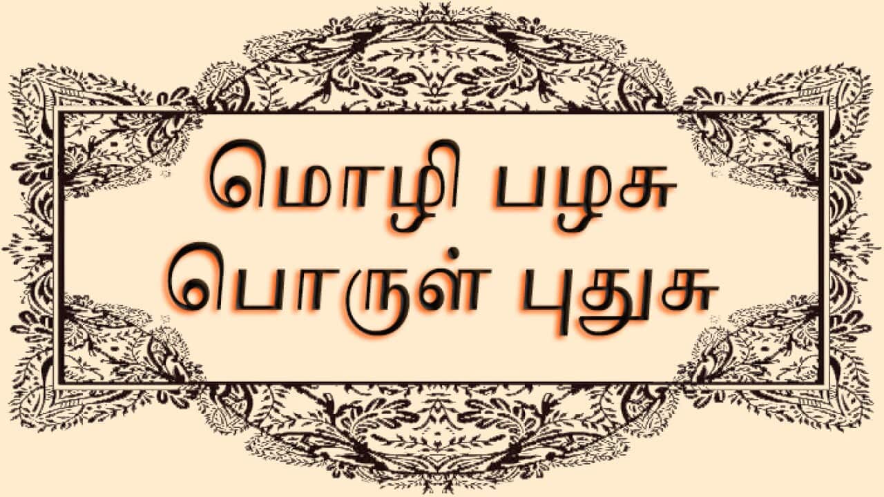 Tamil Proverb