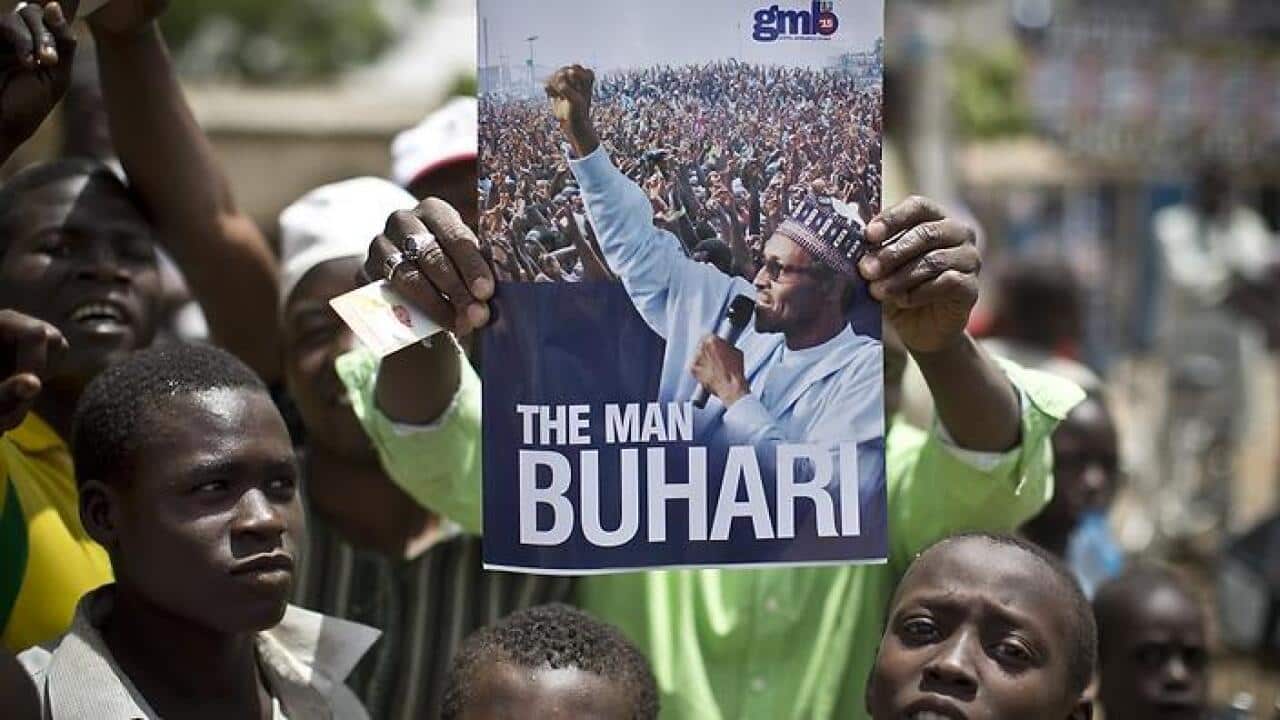 Supporters of opposition candidate 