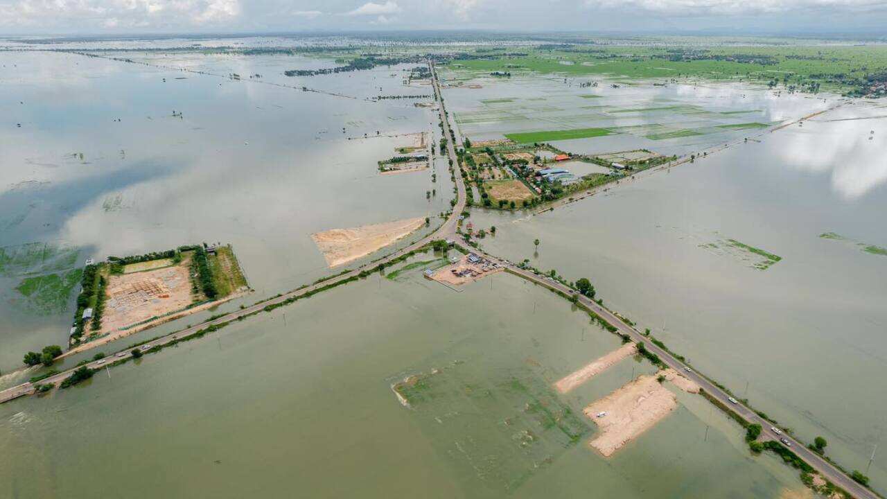 flood in Cambodia