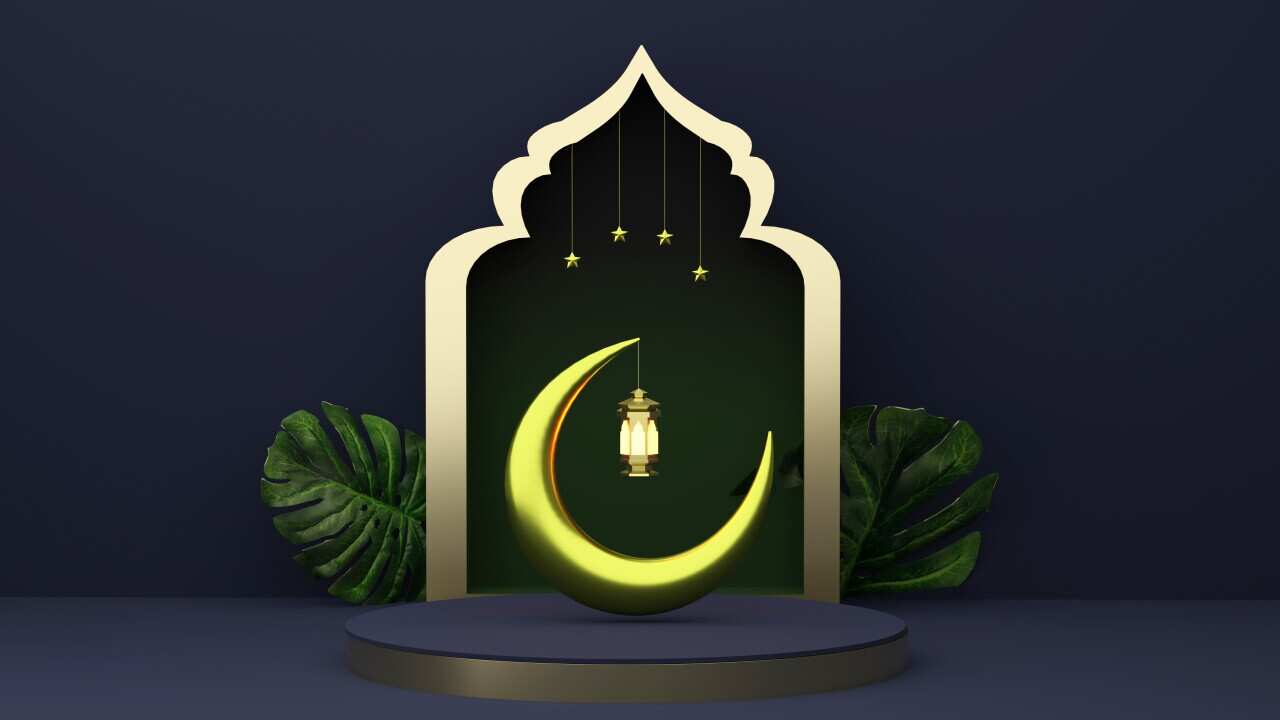Ramadan Background, 3D render