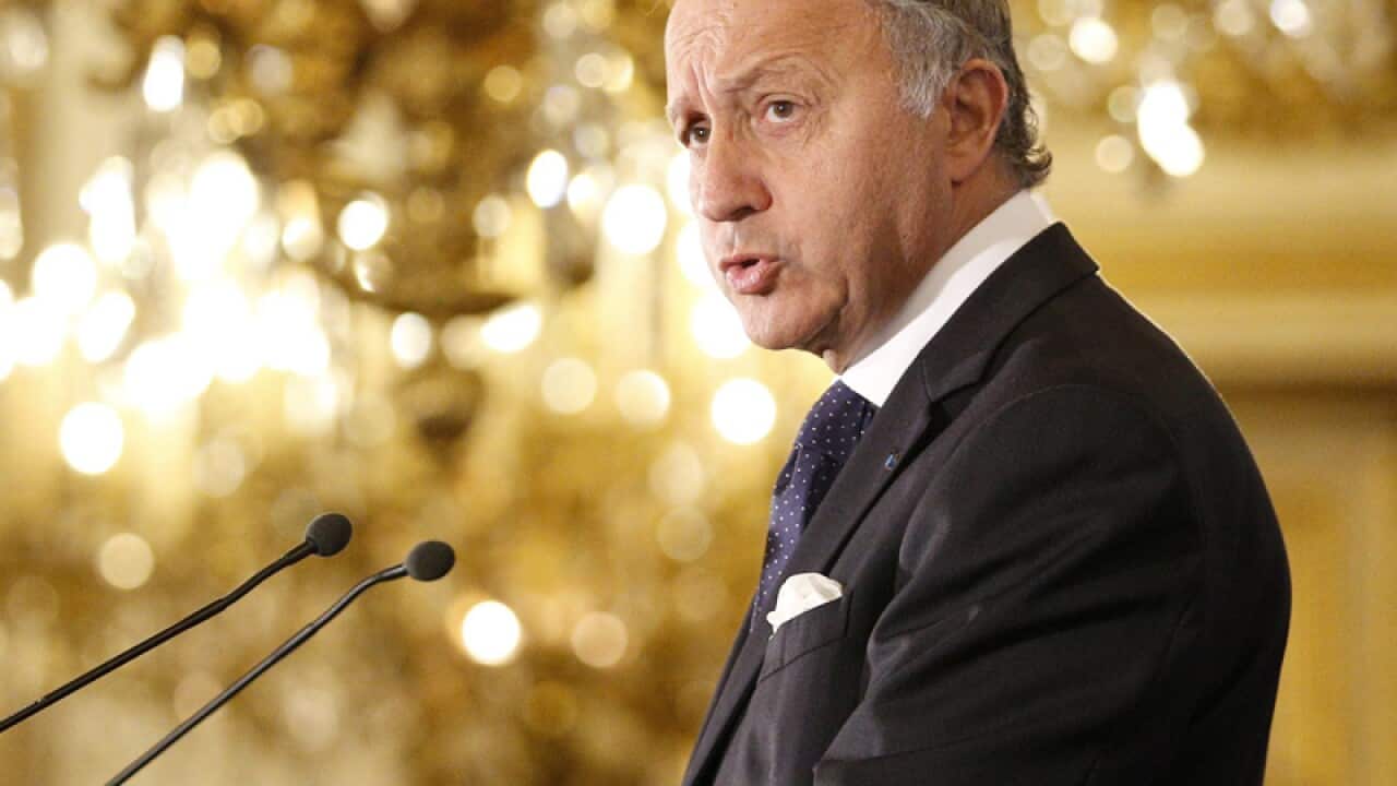 French Foreign Minister Laurent Fabius
