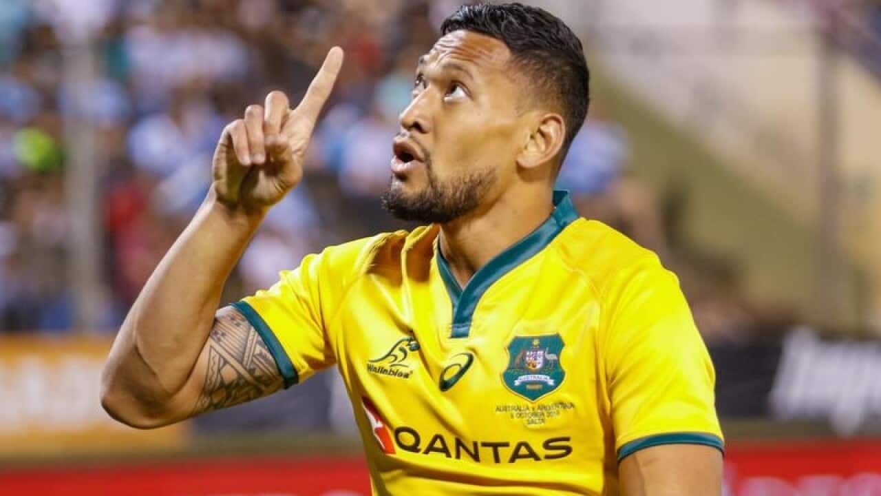 ARGENTINA RUGBY AUSTRALIA ISRAEL FOLAU