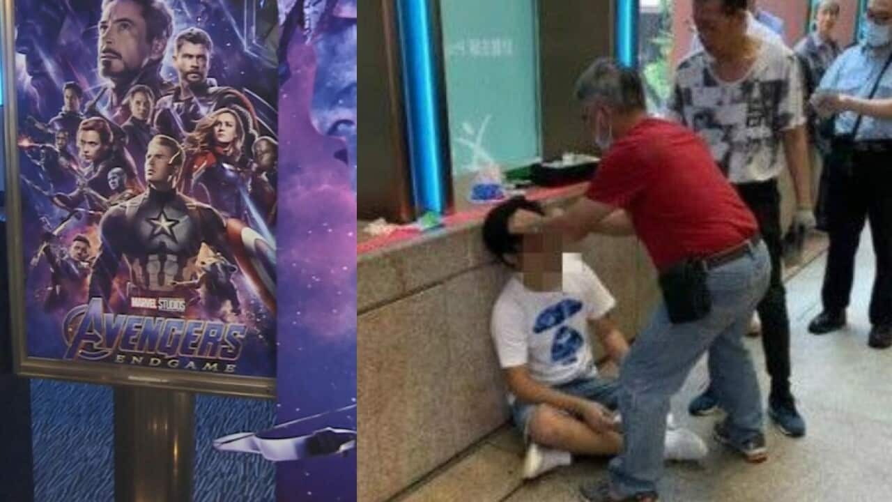 Man shouting Avengers spoilers gets beaten up by furious fans