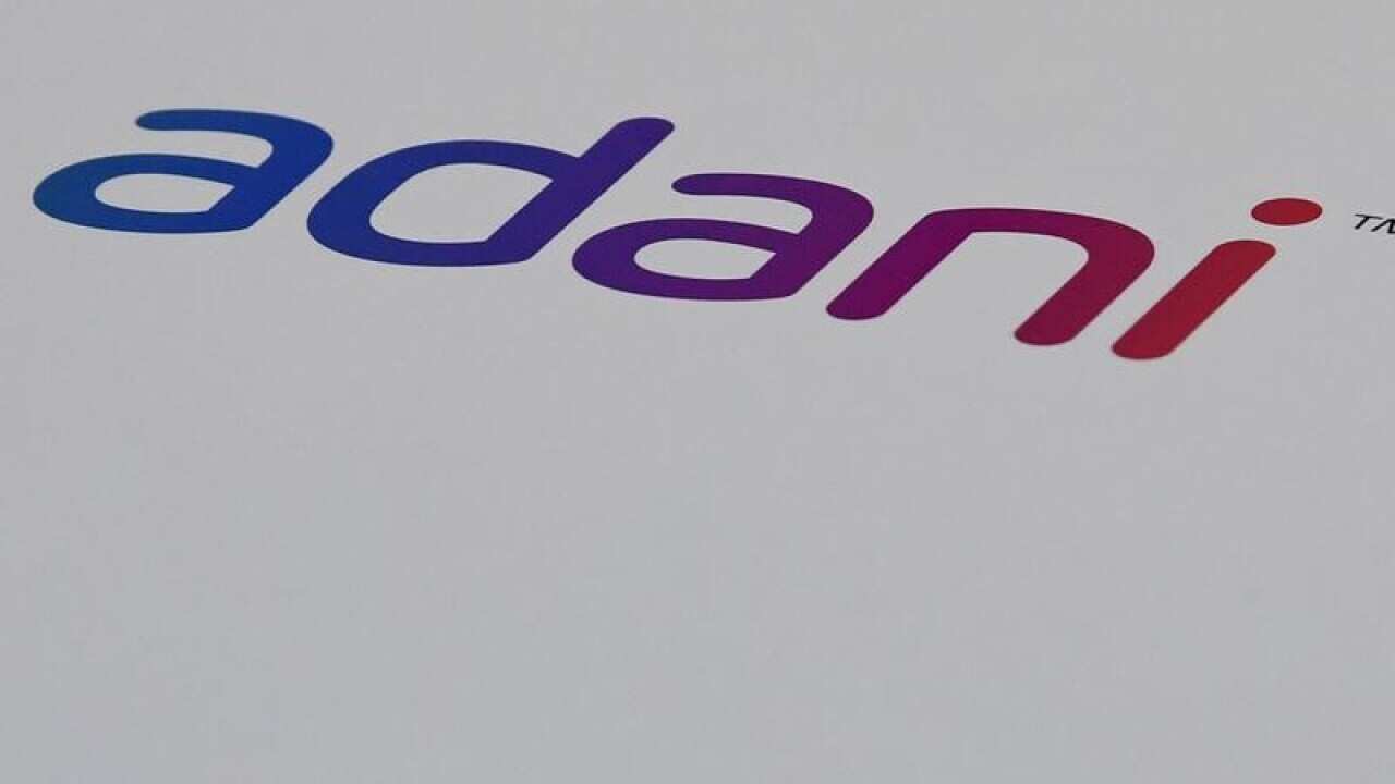 The Adani logo.