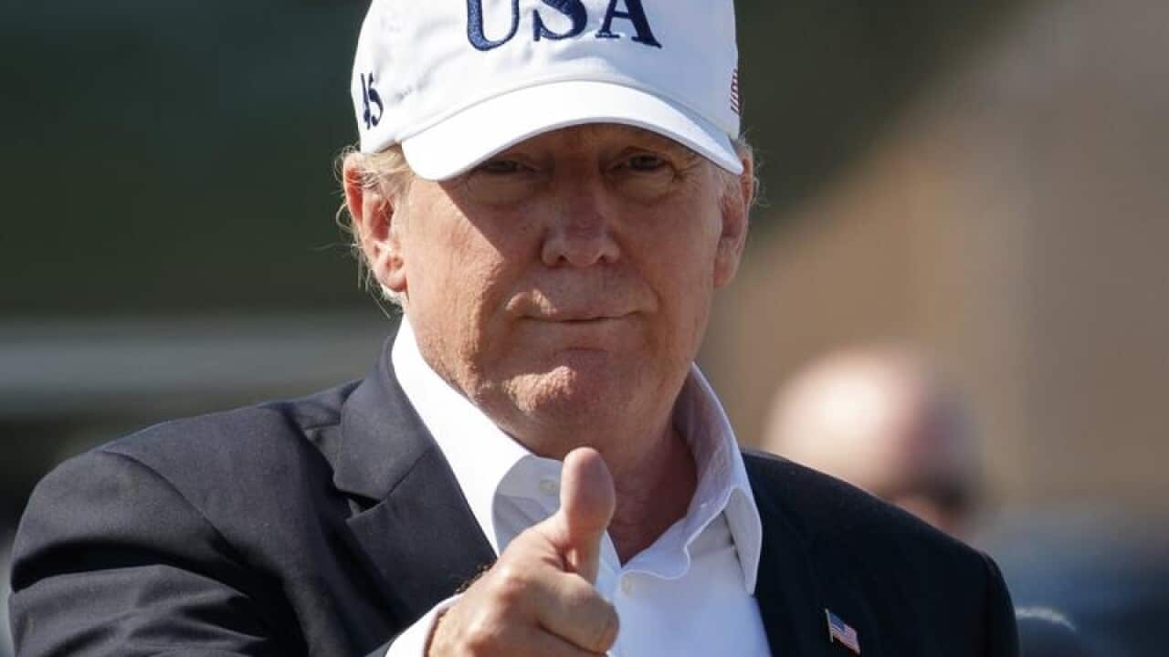 US President Donald Trump