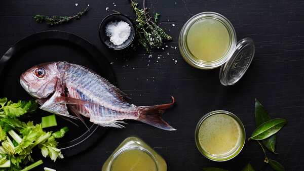 Example Of Fish Stock Fish stock recipe | SBS Food | SBS Food