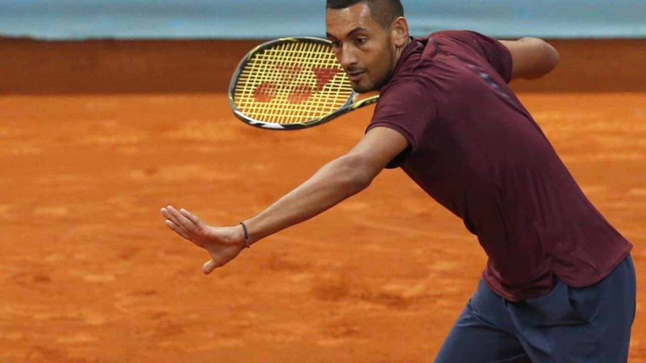 Australian tennis player Nick Kyrgios