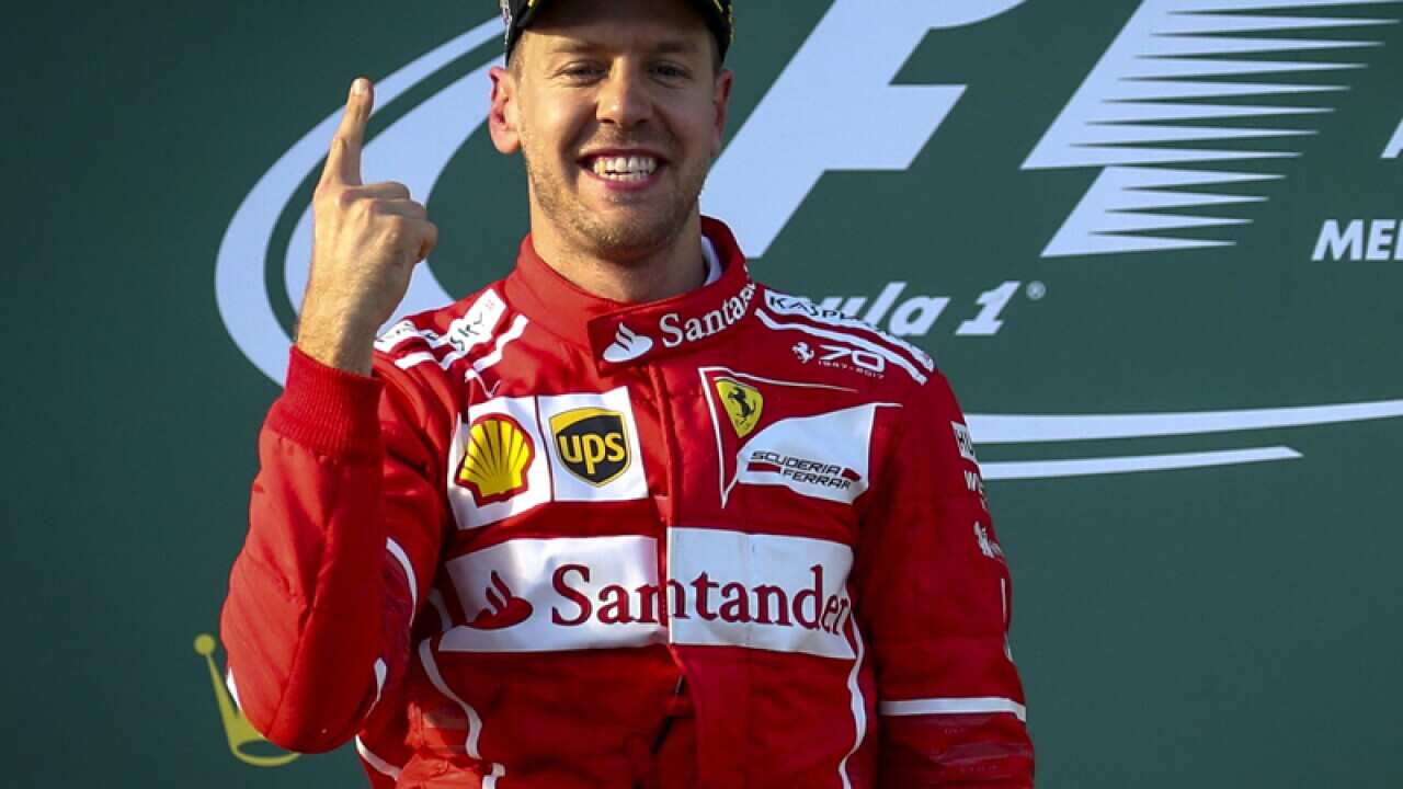 German Formula One driver Sebastian Vettel