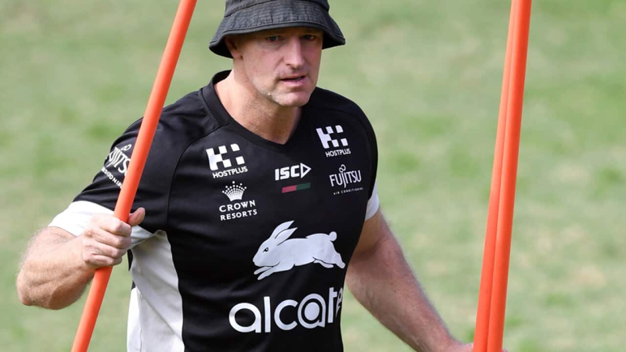 South Sydney Rabbitohs NRL coach Michael Maguire