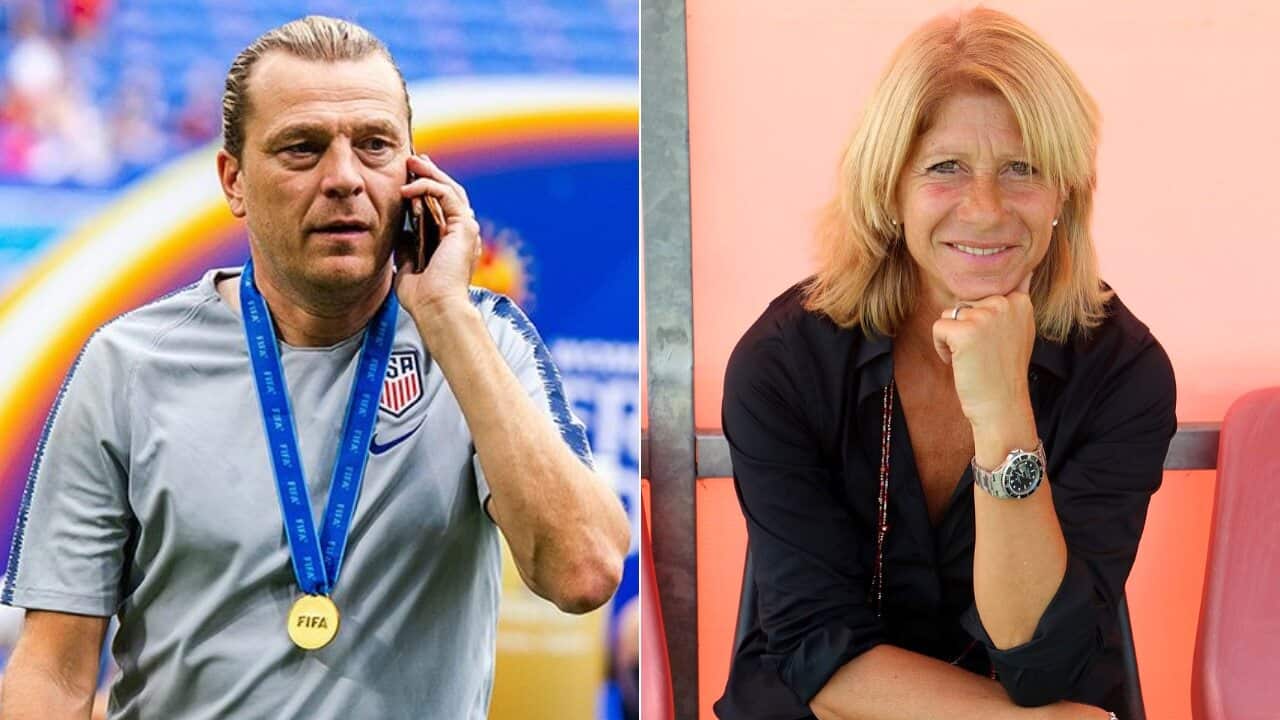 Tony Gustavsson (L), Carolina Morace