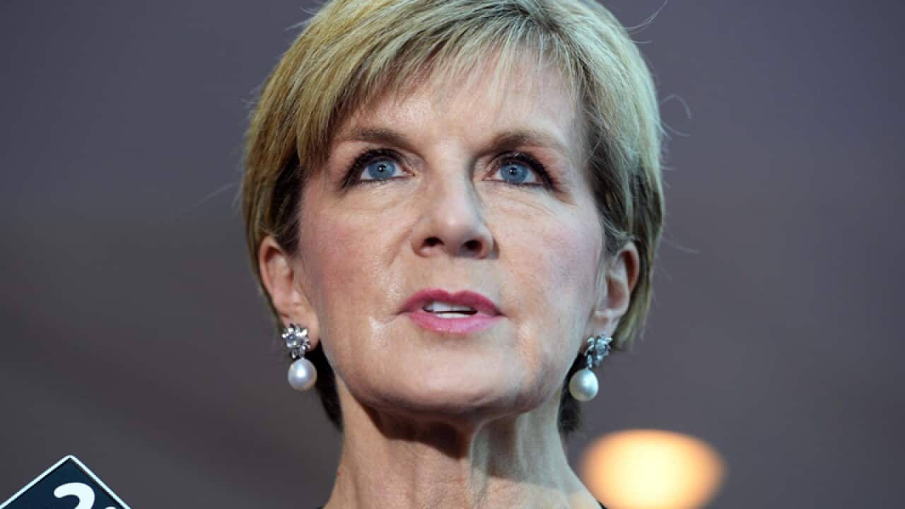 Australian Foreign Minister Julie Bishop