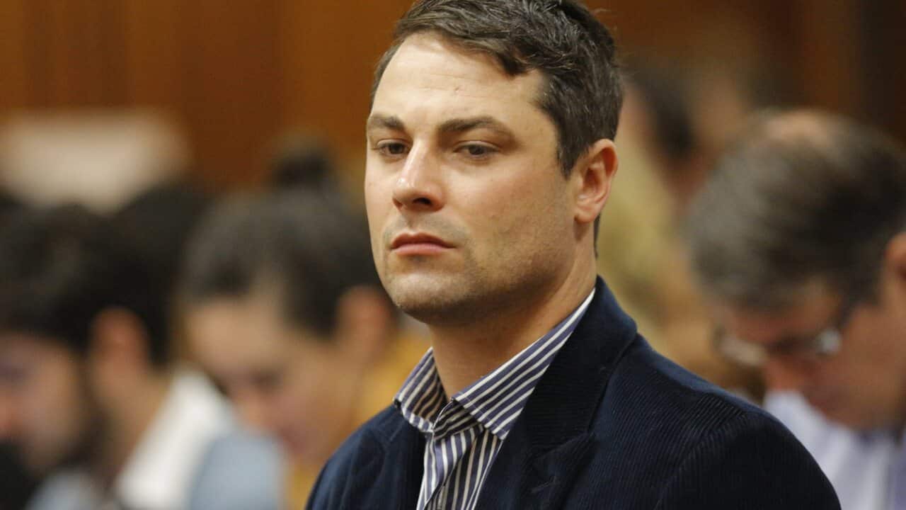 Carl Pistorius, brother, during trial