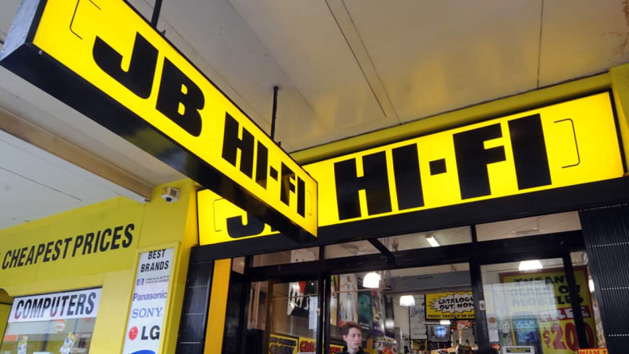 JB HiFi store.