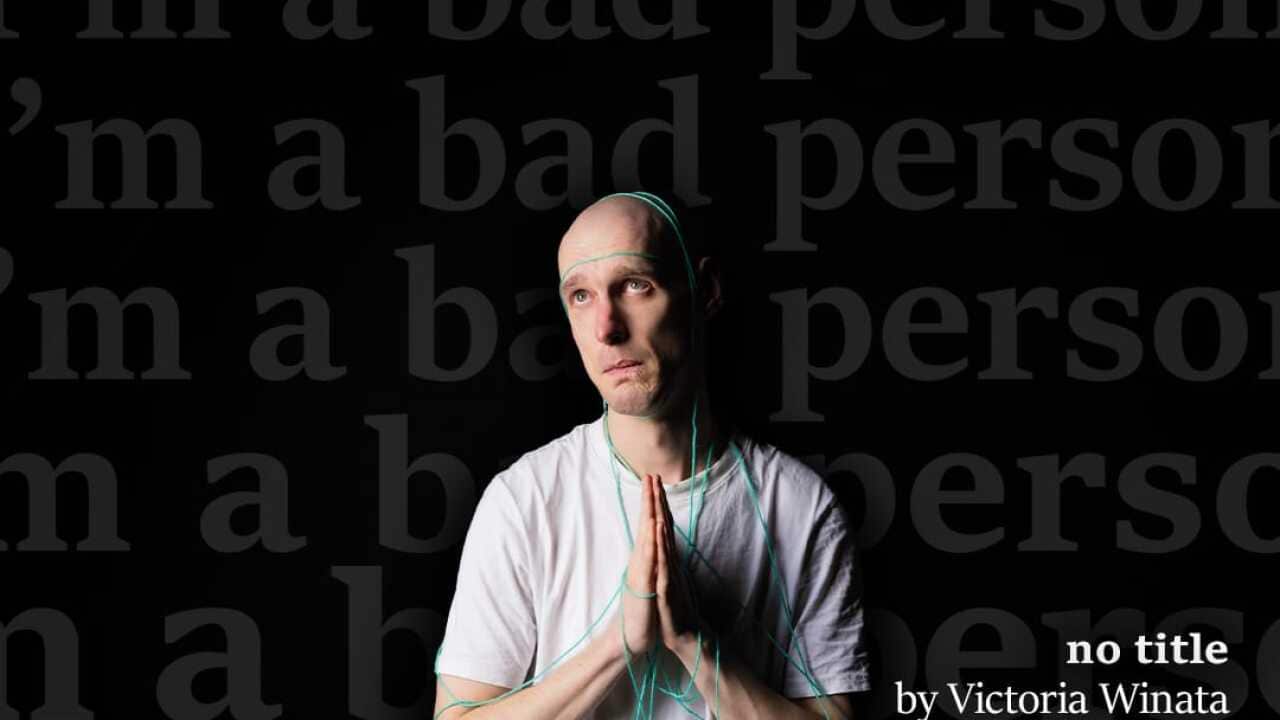 Bryan Cooper the actor in ‘no title’ play, during rehearsal -yang menderita Gangguan Melbourne July 2025. Credit photo: NickMickPics.