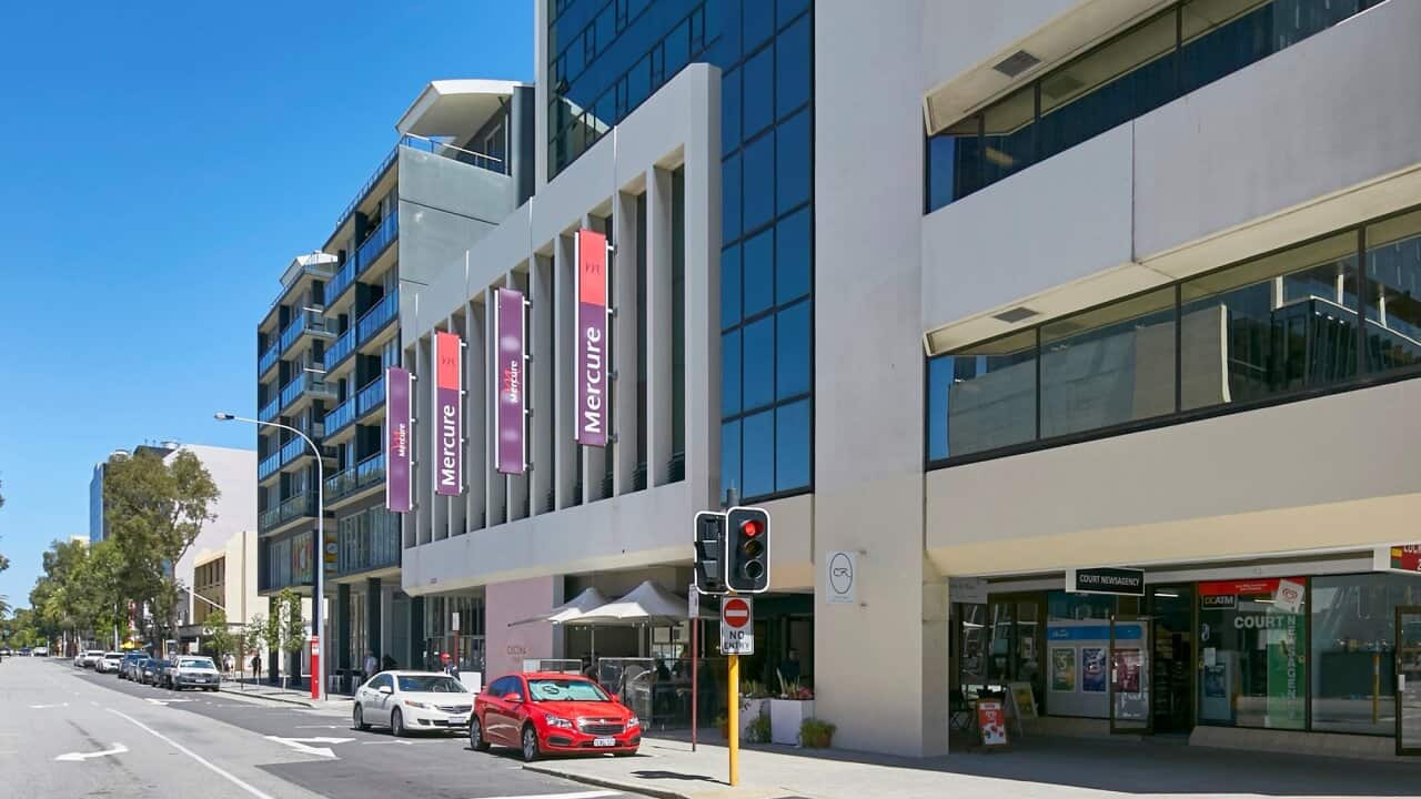 The Mecure Hotel in Perth