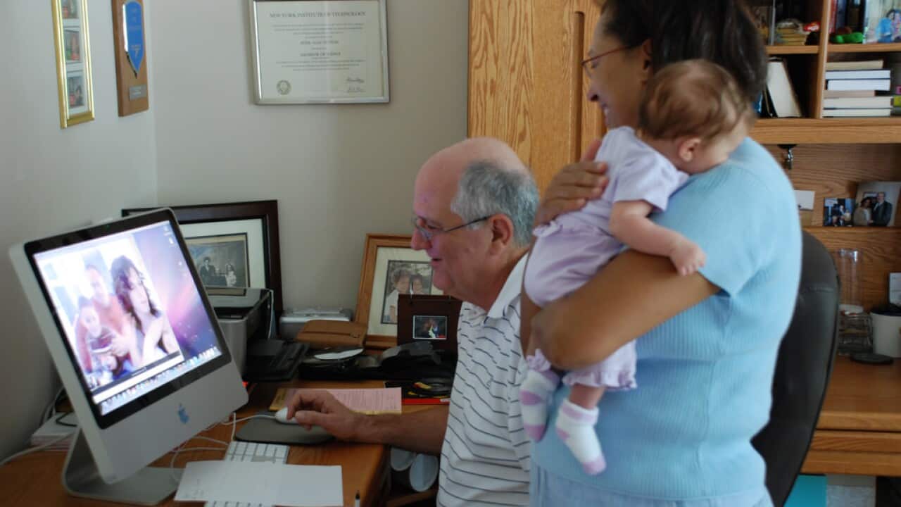 Parents Skyping