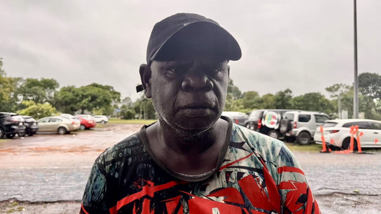 Phillip Morgan is among more than 300 people that have been evacuated to Darwin from Nauiyu Daly River
