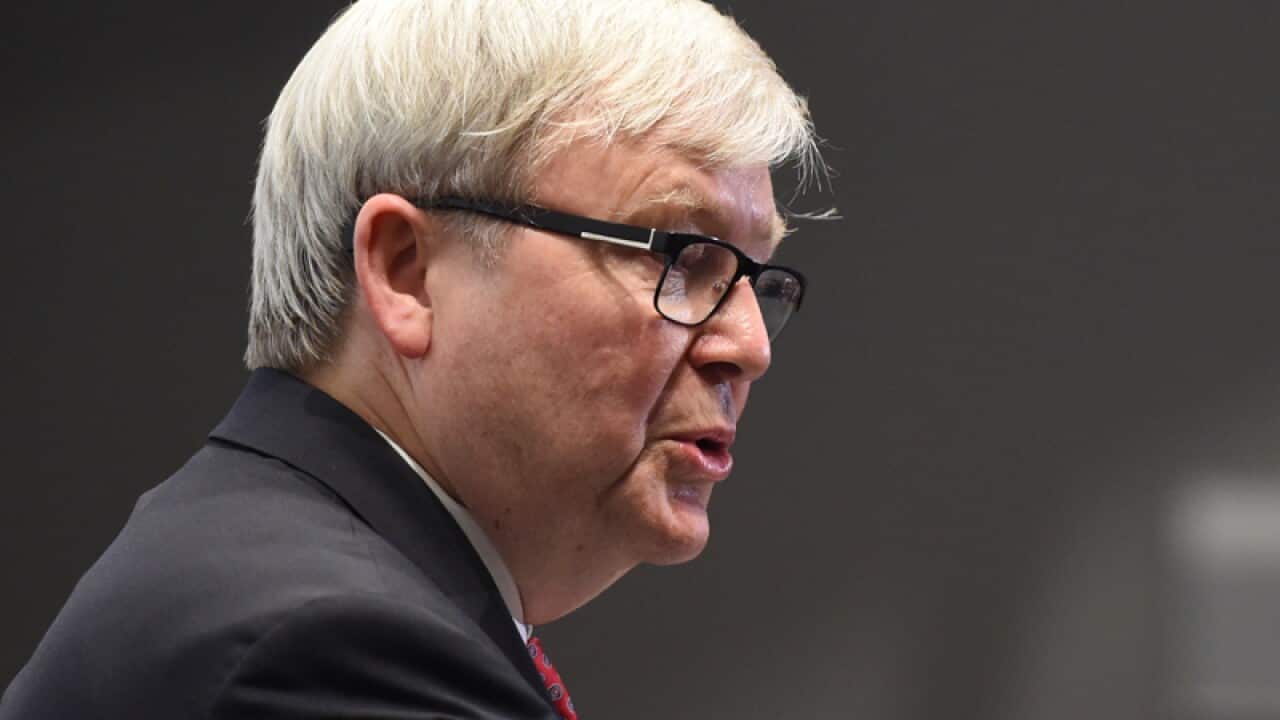Former Australian Prime Minister Kevin Rudd