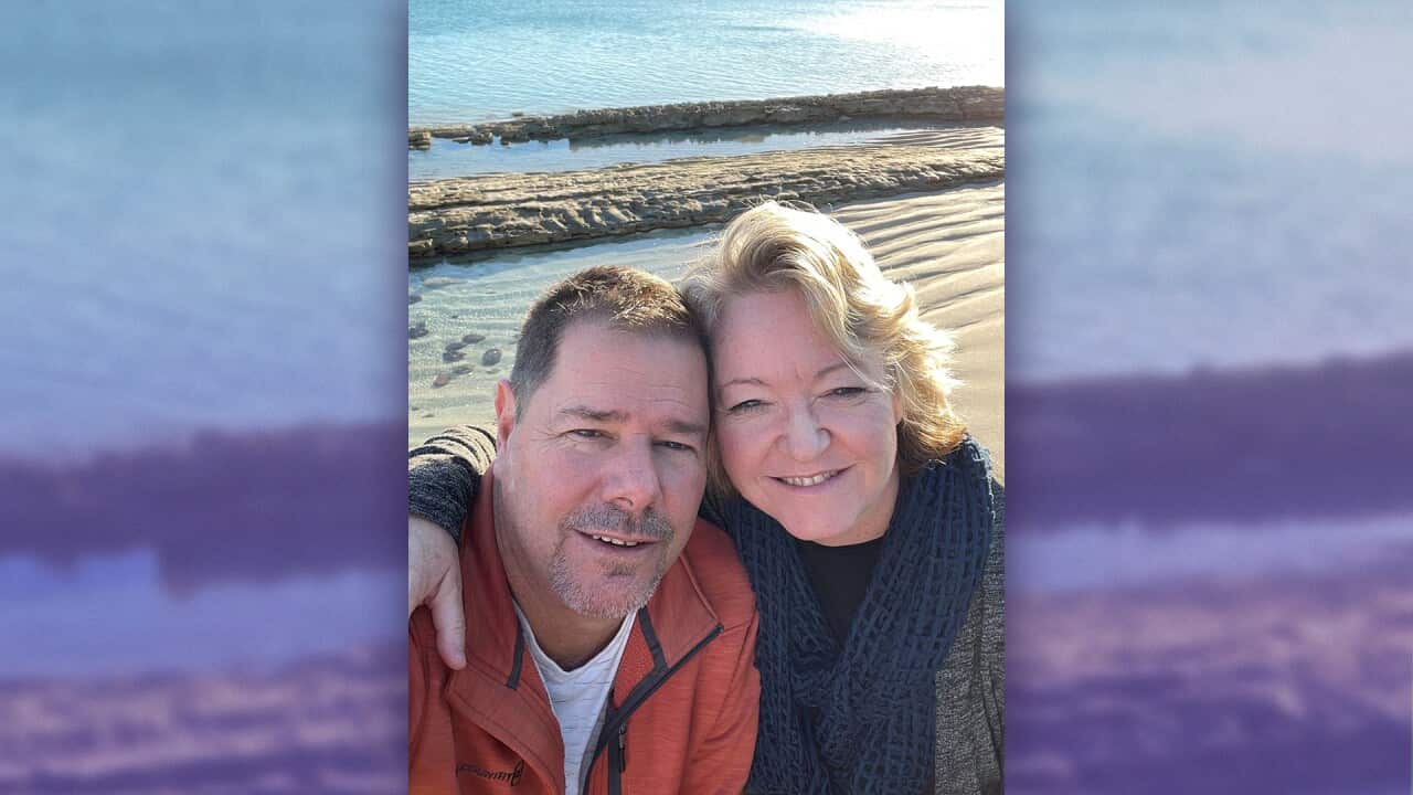 A couple on the beach