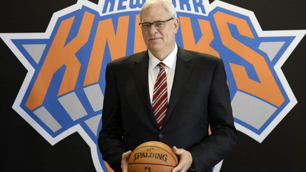 Former NBA basketball coach Phil Jackson