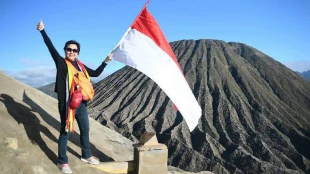 Prof Dr Anita Lie - Mt Bromo, Aug 2017.