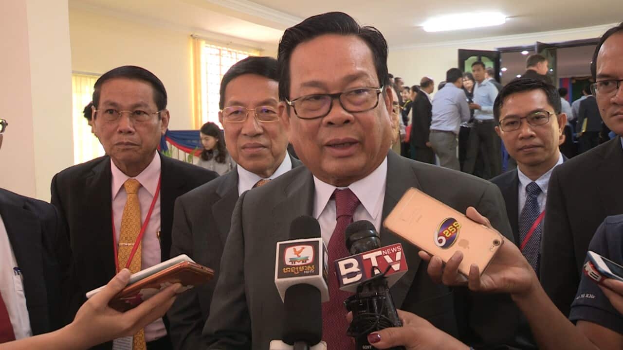 Its SamHeng minister of labour and vocational training in Cambodia.