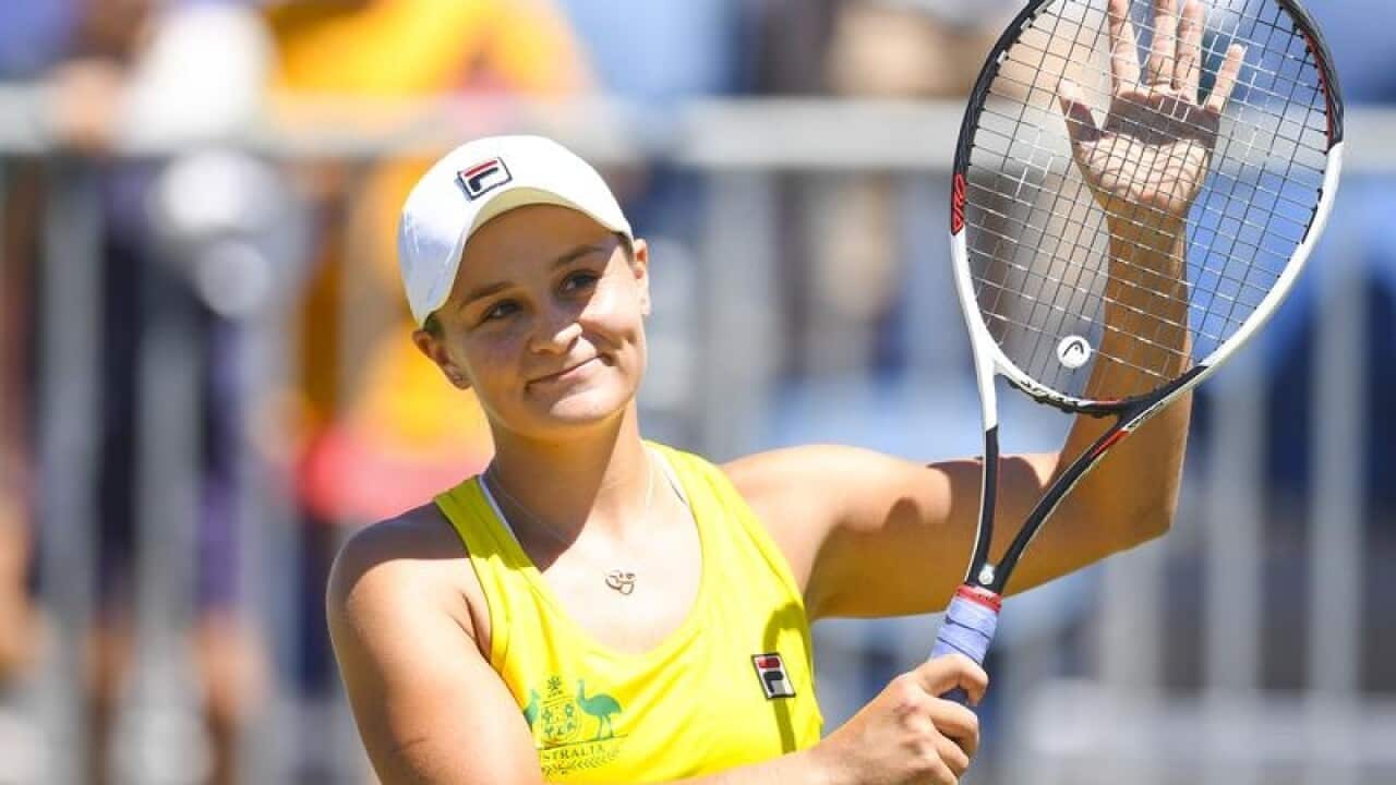 Ashleigh Barty of Australia